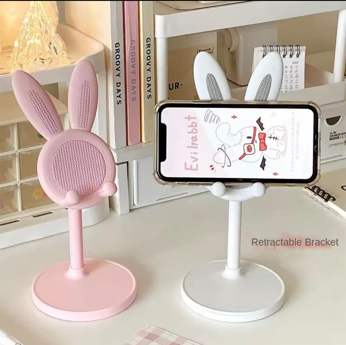 oporte Ajustable para Móvil y Tablet con Diseño de Conejito 🐰