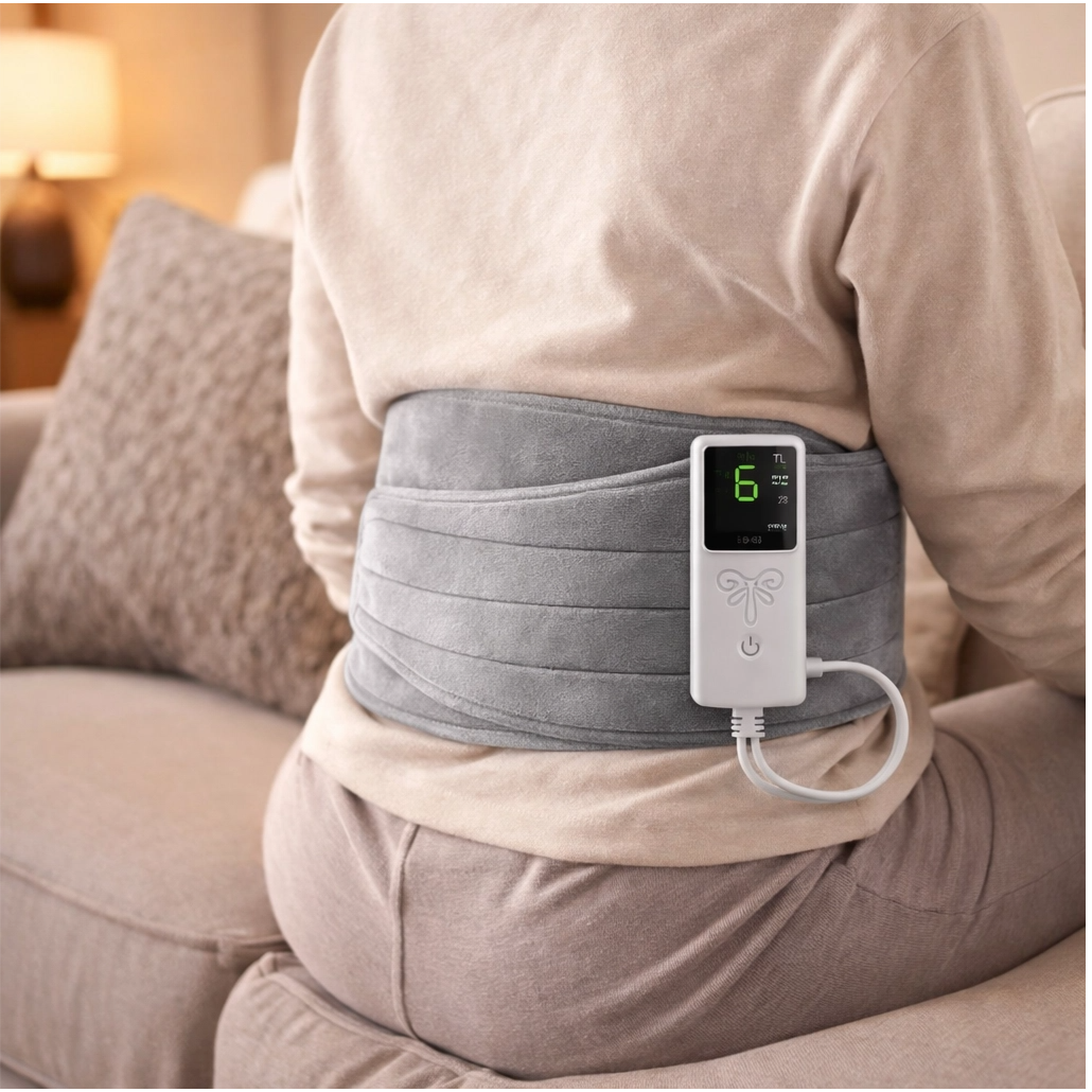 Heated Lumbar Belt – Back Pain Relief & Comfort