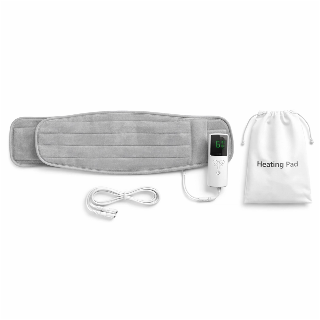 Heated Lumbar Belt – Back Pain Relief & Comfort