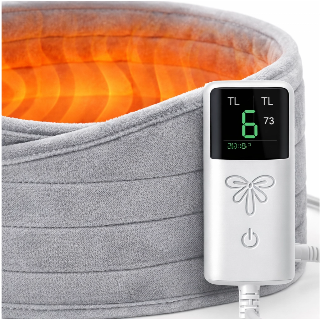 Heated Lumbar Belt – Back Pain Relief & Comfort